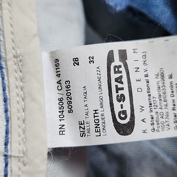 G-STAR RAW Lock Tapered Fit Custom Aged Low Rise Jeans - Picture 13 of 14